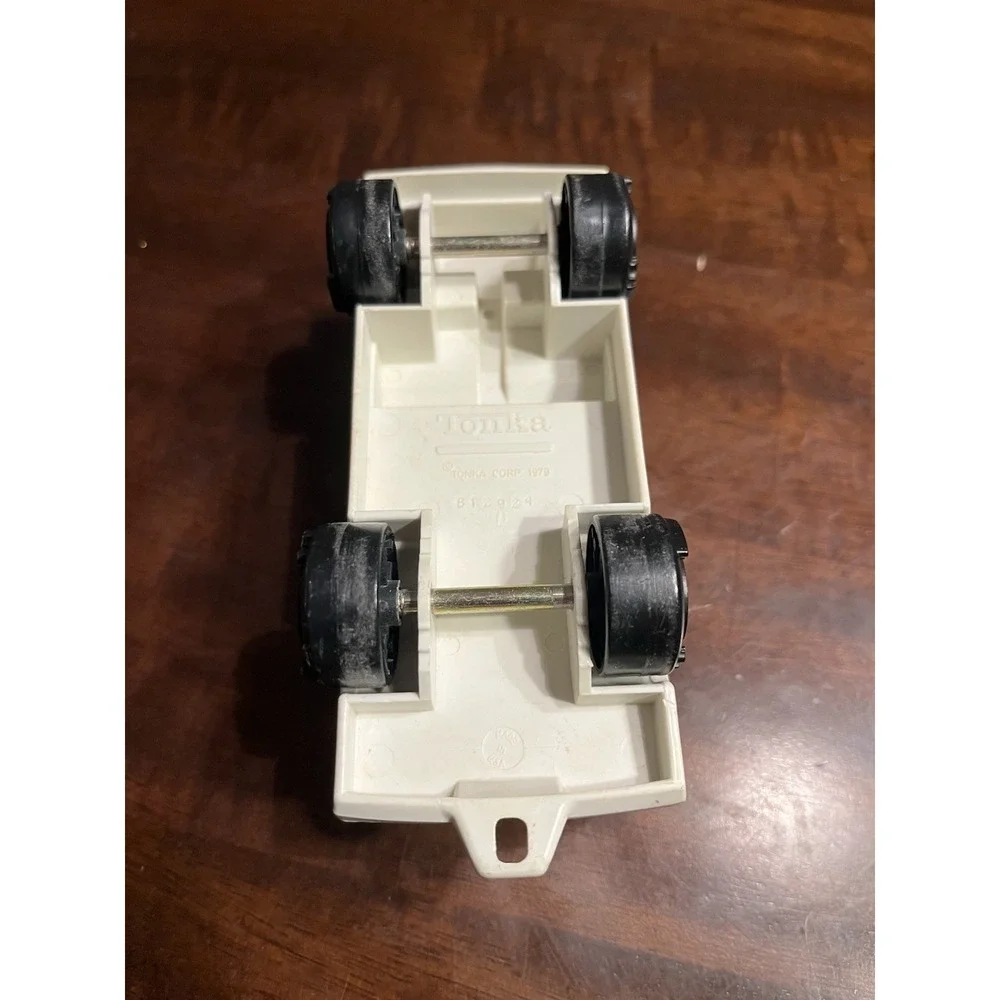 Vtg 1979 Mini Tonka Bell System Truck Set: Bucket Truck, Utility Van, Trailer